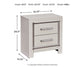 Zyniden Queen Upholstered Panel Bed with Mirrored Dresser, Chest and Nightstand