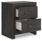 Hollivern Queen Panel Bed with Mirrored Dresser, Chest and Nightstand