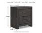 Hollivern Queen Panel Bed with Mirrored Dresser, Chest and Nightstand