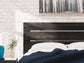 Hollivern Queen Panel Bed with Mirrored Dresser, Chest and Nightstand
