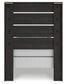 Hollivern Twin Panel Bed with Mirrored Dresser, Chest and Nightstand
