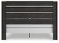 Hollivern King Panel Bed with Mirrored Dresser