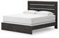 Hollivern King Panel Bed with Mirrored Dresser