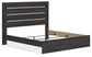 Hollivern King Panel Bed with Mirrored Dresser