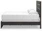 Hollivern King Panel Bed with Mirrored Dresser