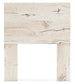 Twin Panel Headboard with Mirrored Dresser and Chest