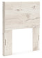 Twin Panel Headboard with Mirrored Dresser and Chest