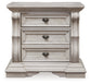 Bruchandi Three Drawer Night Stand