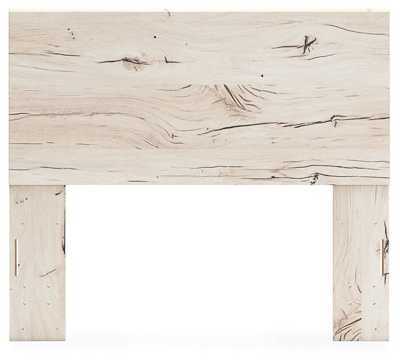 Full Panel Headboard with Mirrored Dresser