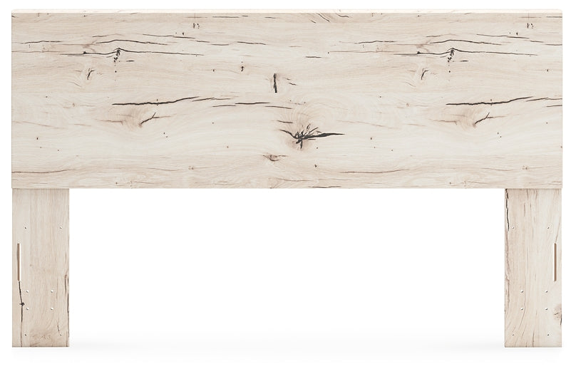 King Panel Headboard with Mirrored Dresser