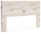 King Panel Headboard with Mirrored Dresser