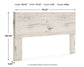 King Panel Headboard with Mirrored Dresser