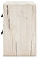 King Panel Headboard with Mirrored Dresser and Nightstand