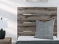 Graystorm Twin Panel Bed with Mirrored Dresser