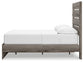 Graystorm Full Panel Bed with Storage with Mirrored Dresser and Chest