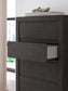 King Panel Storage Bed with Mirrored Dresser, Chest and Nightstand