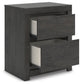 King Panel Bed with Mirrored Dresser and Nightstand