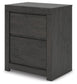 King Panel Bed with Mirrored Dresser and Nightstand