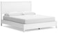 Binterglen California King Panel Bed with Mirrored Dresser and Chest