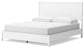 Binterglen California King Panel Bed with Mirrored Dresser and Chest