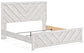 Cayboni King Panel Bed with Mirrored Dresser, Chest and Nightstand