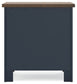 Landocken Full Panel Headboard with Mirrored Dresser and Nightstand
