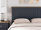 Landocken Queen Panel Headboard with Mirrored Dresser and Chest