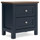 Landocken Full Panel Headboard with Mirrored Dresser, Chest and Nightstand
