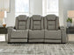 The Man-Den PWR REC Sofa with ADJ Headrest