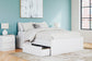 Ashley Express - Onita Queen Platform Bed with 1 Side Storage
