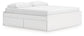 Ashley Express - Onita King Platform Bed with 1 Side Storage