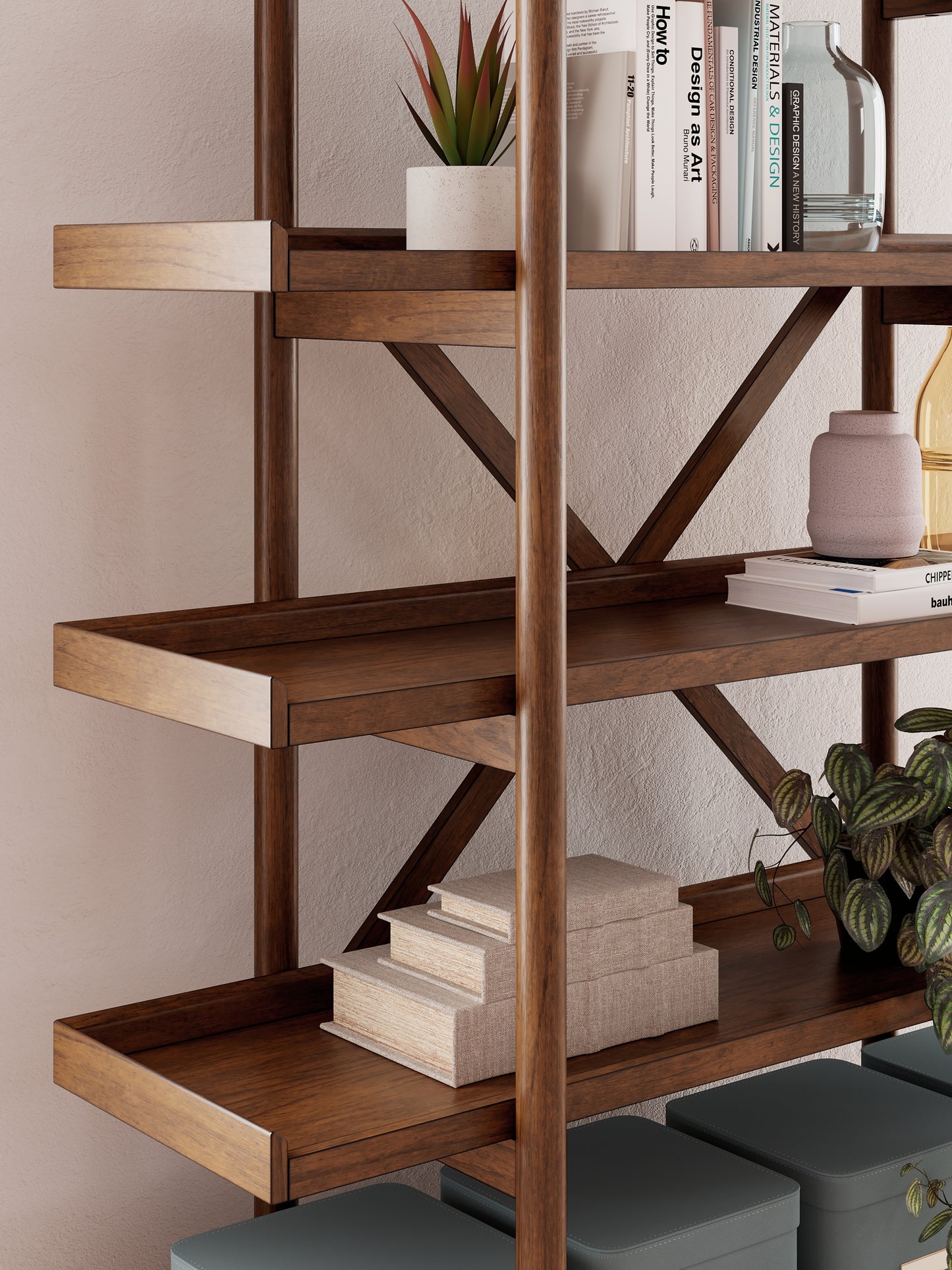 Ashley Express - Lyncott Home Office Desk with Chair and Storage
