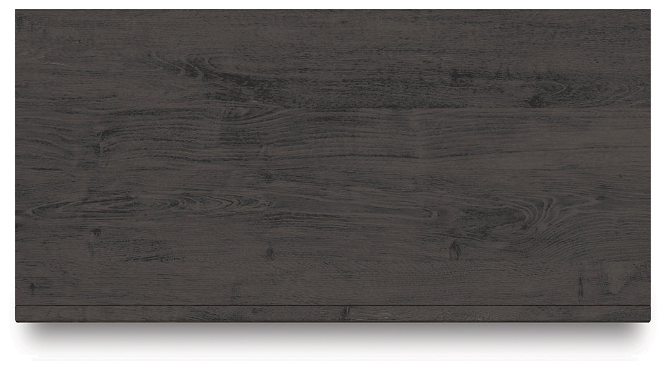 Fraluna Queen Panel Bed with Mirrored Dresser and Chest