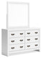 Binterglen Full Panel Bed, Dresser, Mirror, Chest and Nightstand