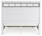 Ashbryn California King Panel Storage Bed, Dresser, Mirror and Nightstand