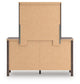 Pamytta King Panel Bed, Dresser and Mirror