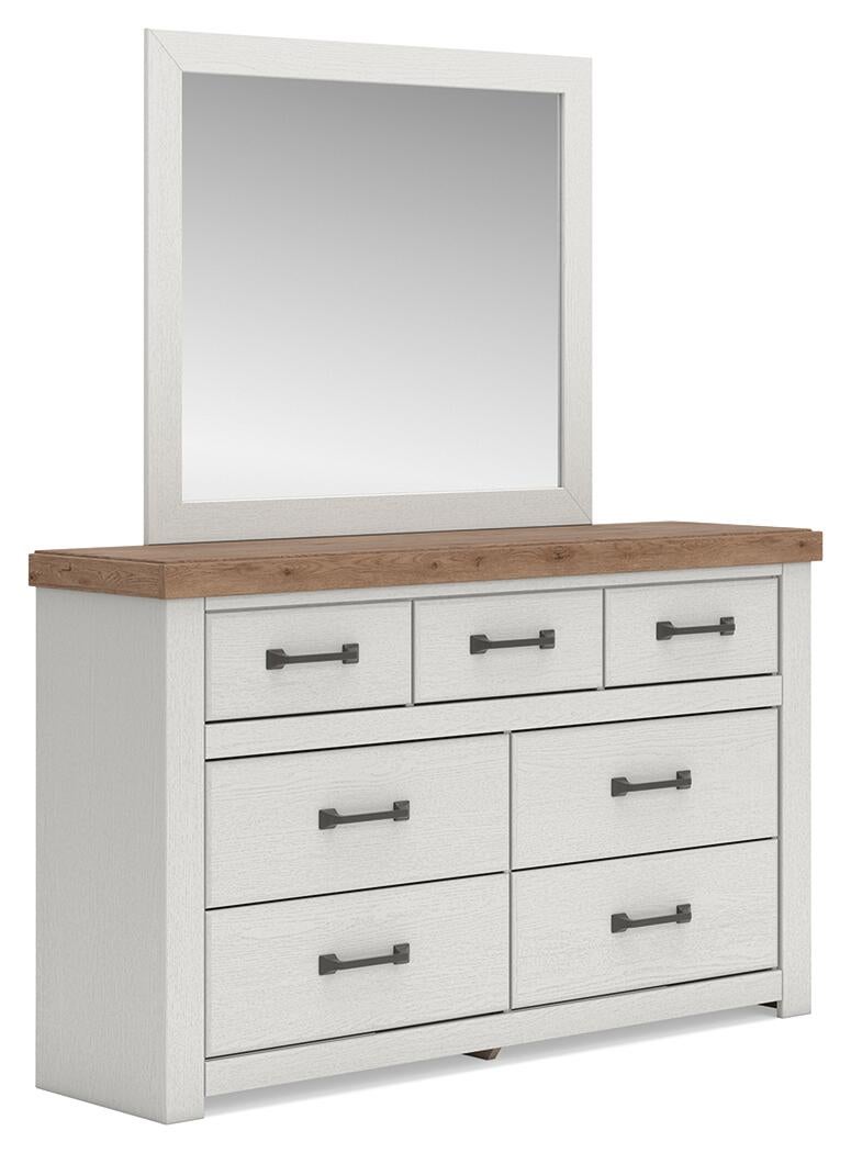 Savonport King Panel Storage Bed, Dresser, Mirror, Chest and Nightstand