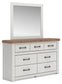 Savonport Queen Panel Bed with Storage. Dresser, Mirror and Nightstand