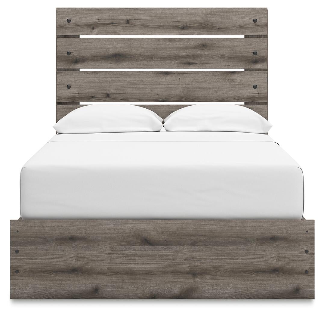 Urbanoore Full Panel Bed with Storage, Dresser and Mirror