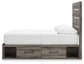Urbanoore Full Panel Bed with Storage, Dresser and Mirror