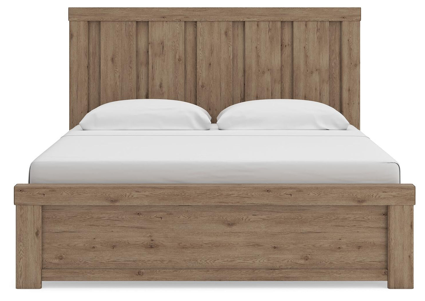 Garistyn King Panel Bed. Dresser, Mirror and Nightstand