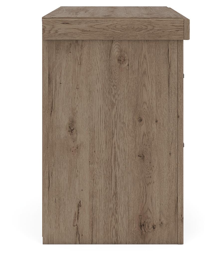 Garistyn King Panel Bed. Dresser, Mirror and Nightstand