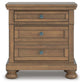 Vandenmore Queen Panel Bed with Mirrored Dresser and Nightstand
