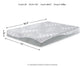 Ashley Express - 8 Inch Memory Foam California King Mattress