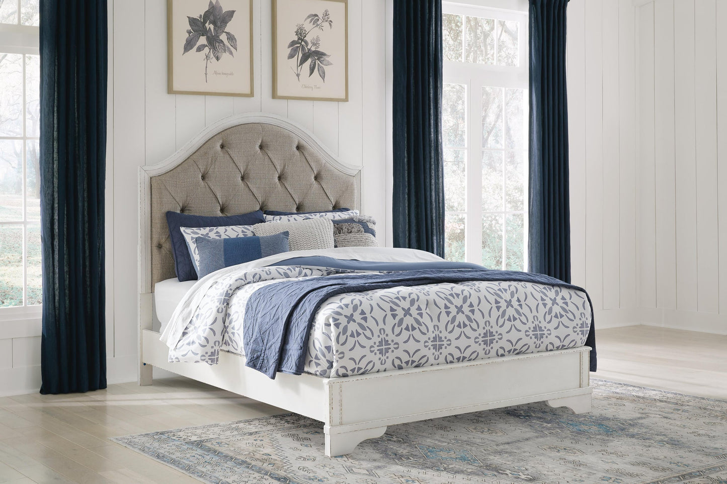 Blendon Queen Upholstered Panel Bed