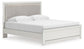 Zuraleus King Upholstered Panel Platform Bed