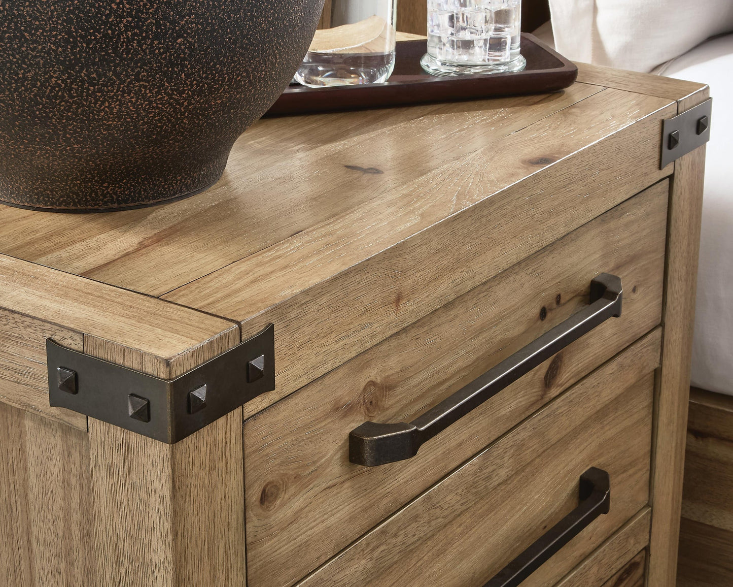 Ashley Express - Ridgester Three Drawer Night Stand