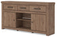 Garistyn XL TV Stand w/Fireplace Option