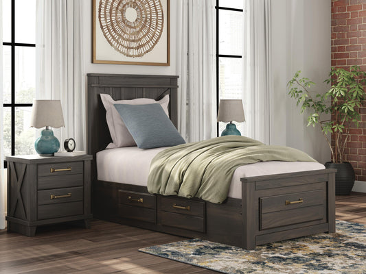 Ashley Express - Vonitta Bay Twin Panel Storage Bed