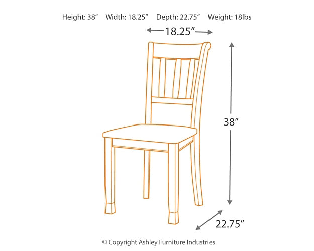 Ashley Express - Owingsville Dining Room Side Chair (2/CN)